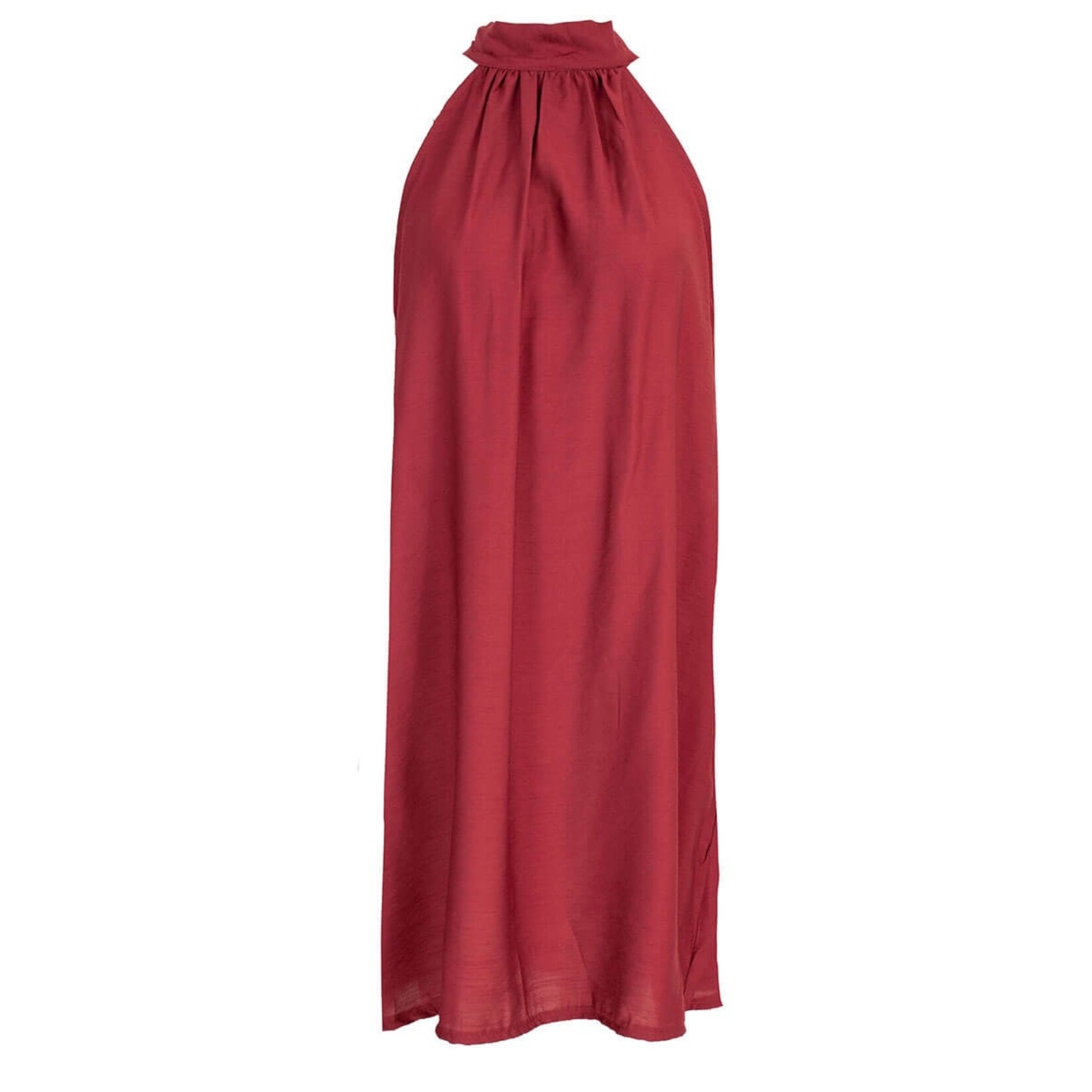 Zomerjurk Roos bordeaux rood