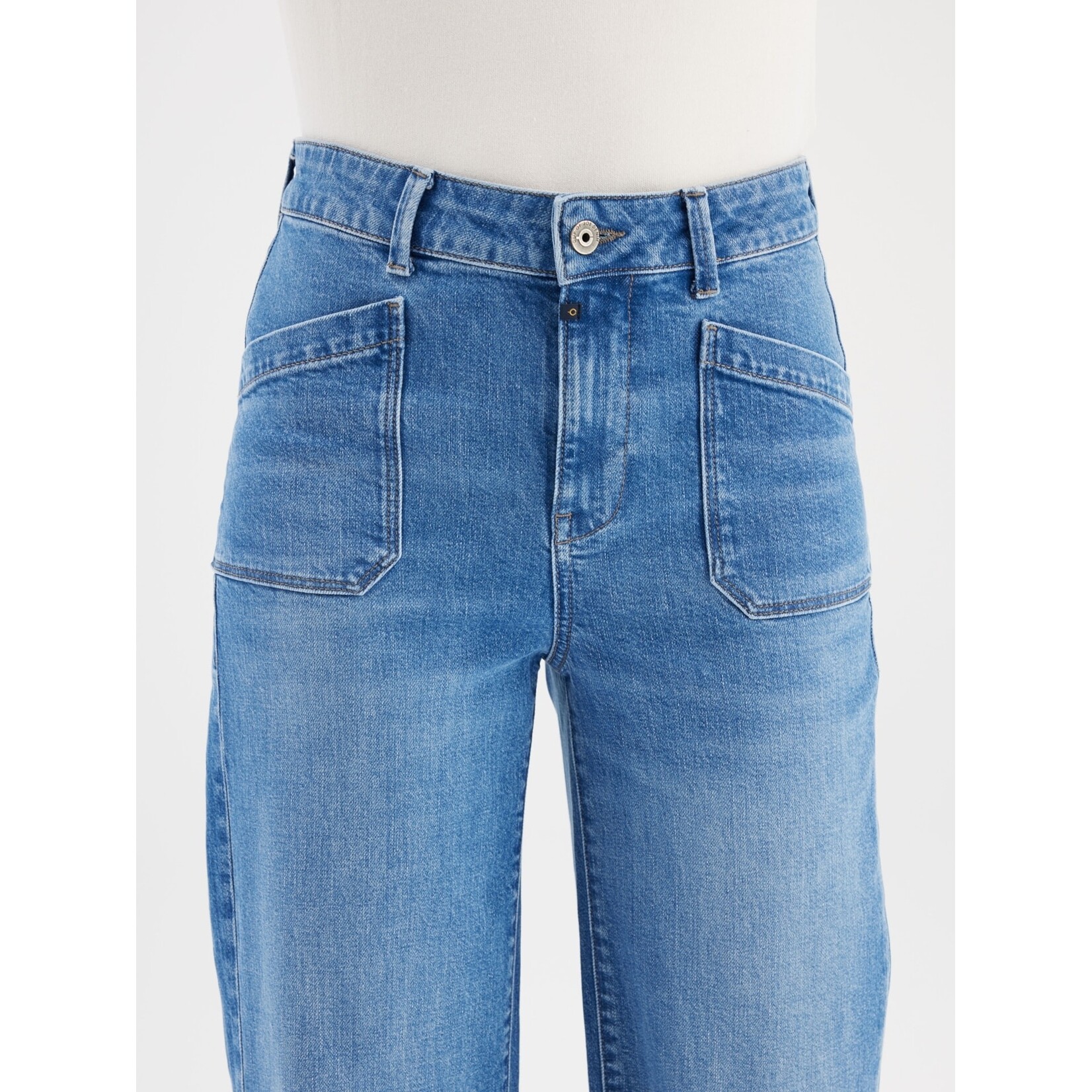 C.O.J. COJ Mira wide jeans blue