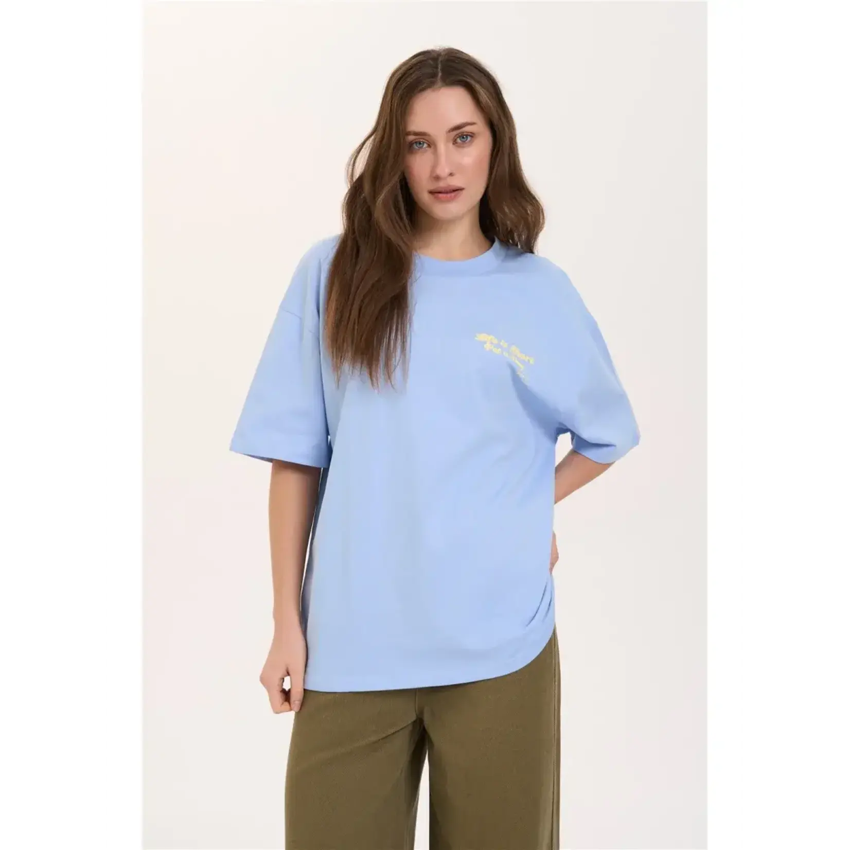 24Colours 24Colours T-shirt doggie blauw