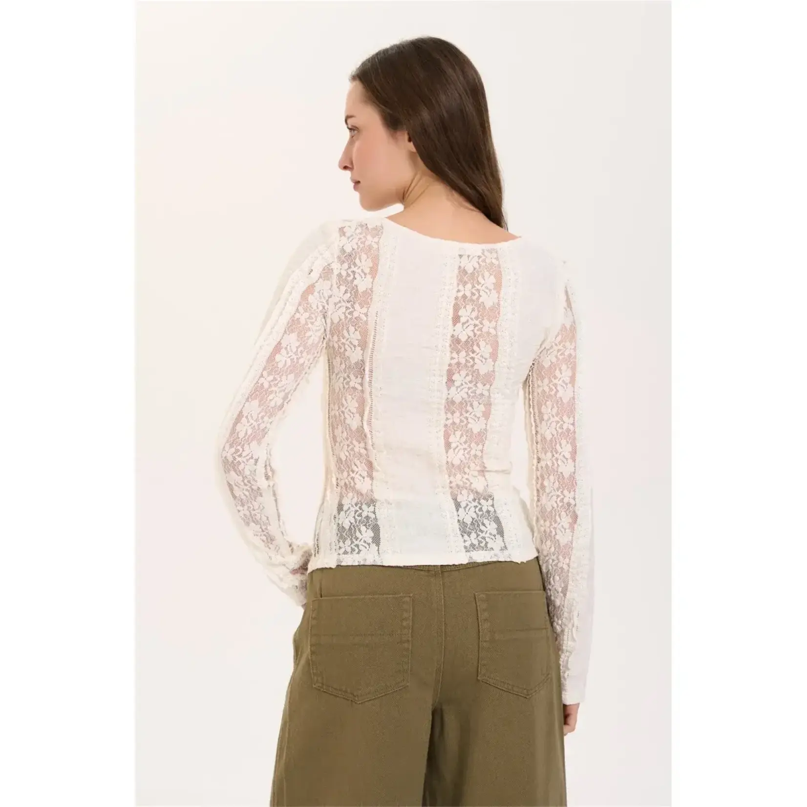 24Colours 24Colours top kant Marina wit