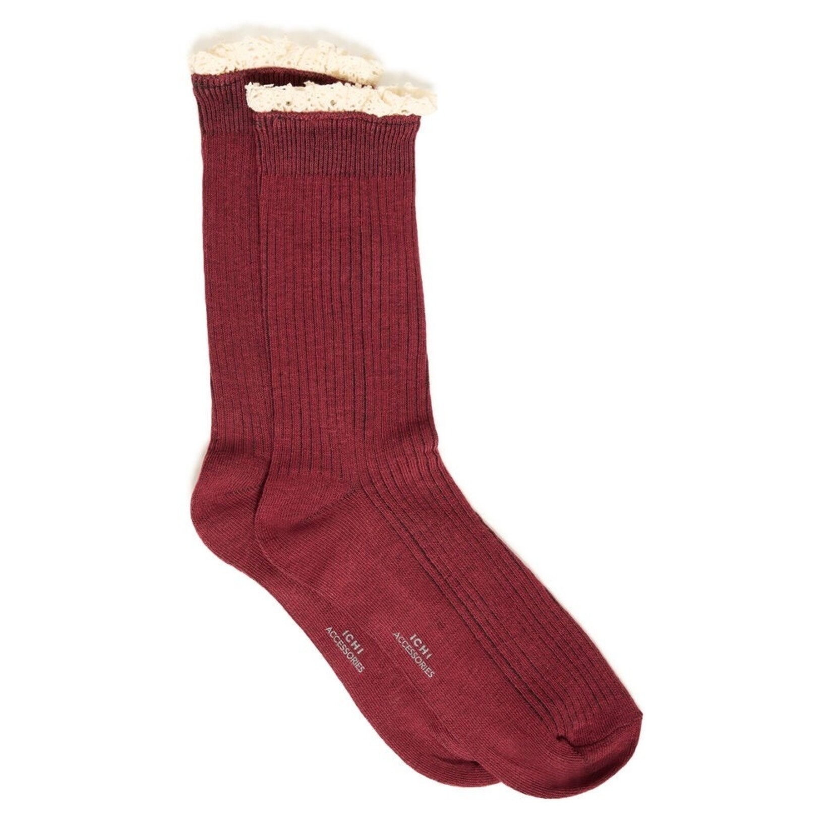 ICHI Ialea sokken bordeaux
