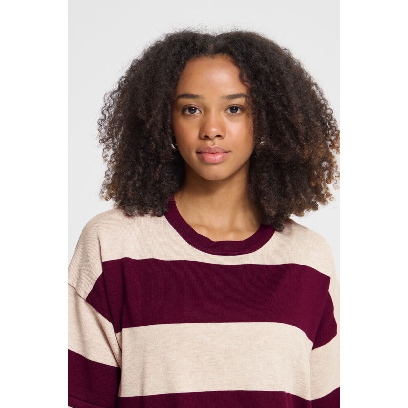 ICHI Ihluls loose shirt streep rood