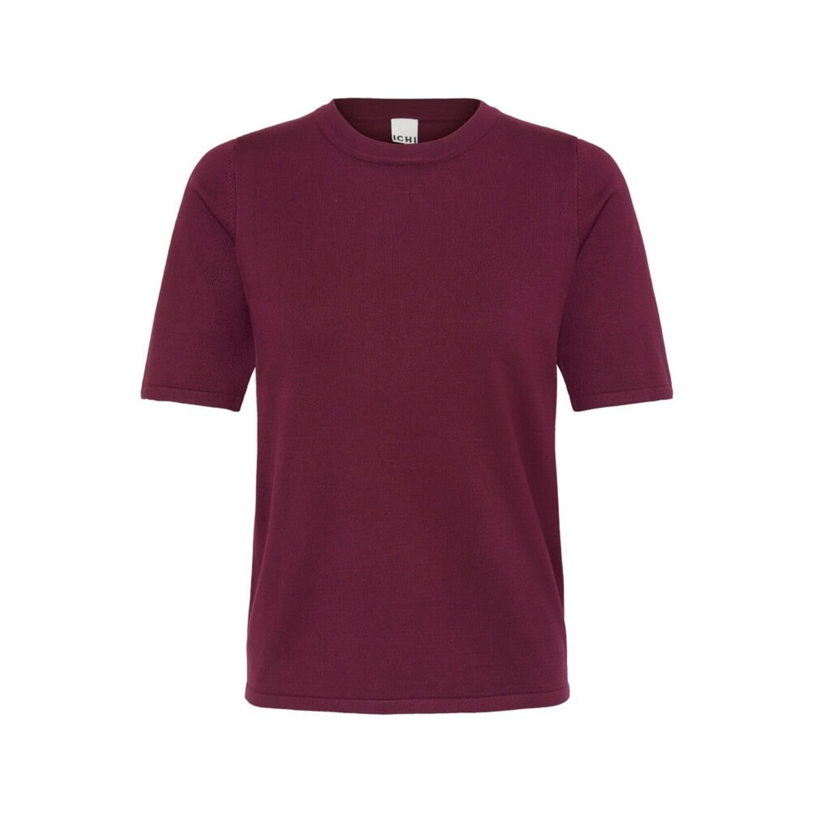 ICHI Ihluls shirt korte mouw bordeaux