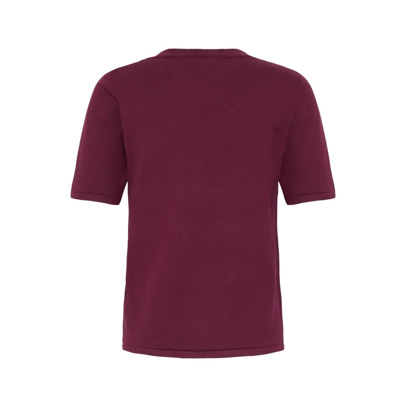 ICHI Ihluls shirt korte mouw bordeaux