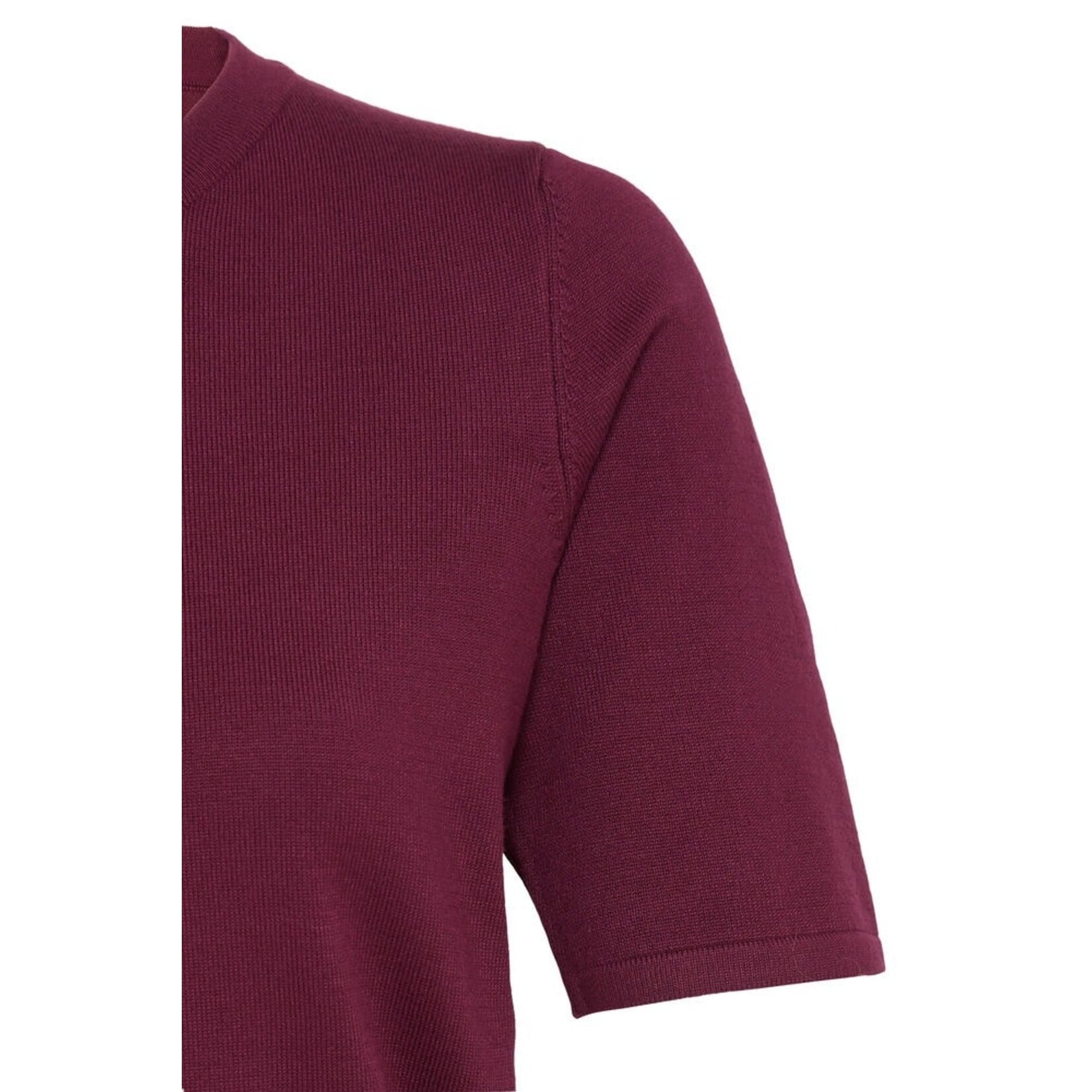 ICHI Ihluls shirt korte mouw bordeaux