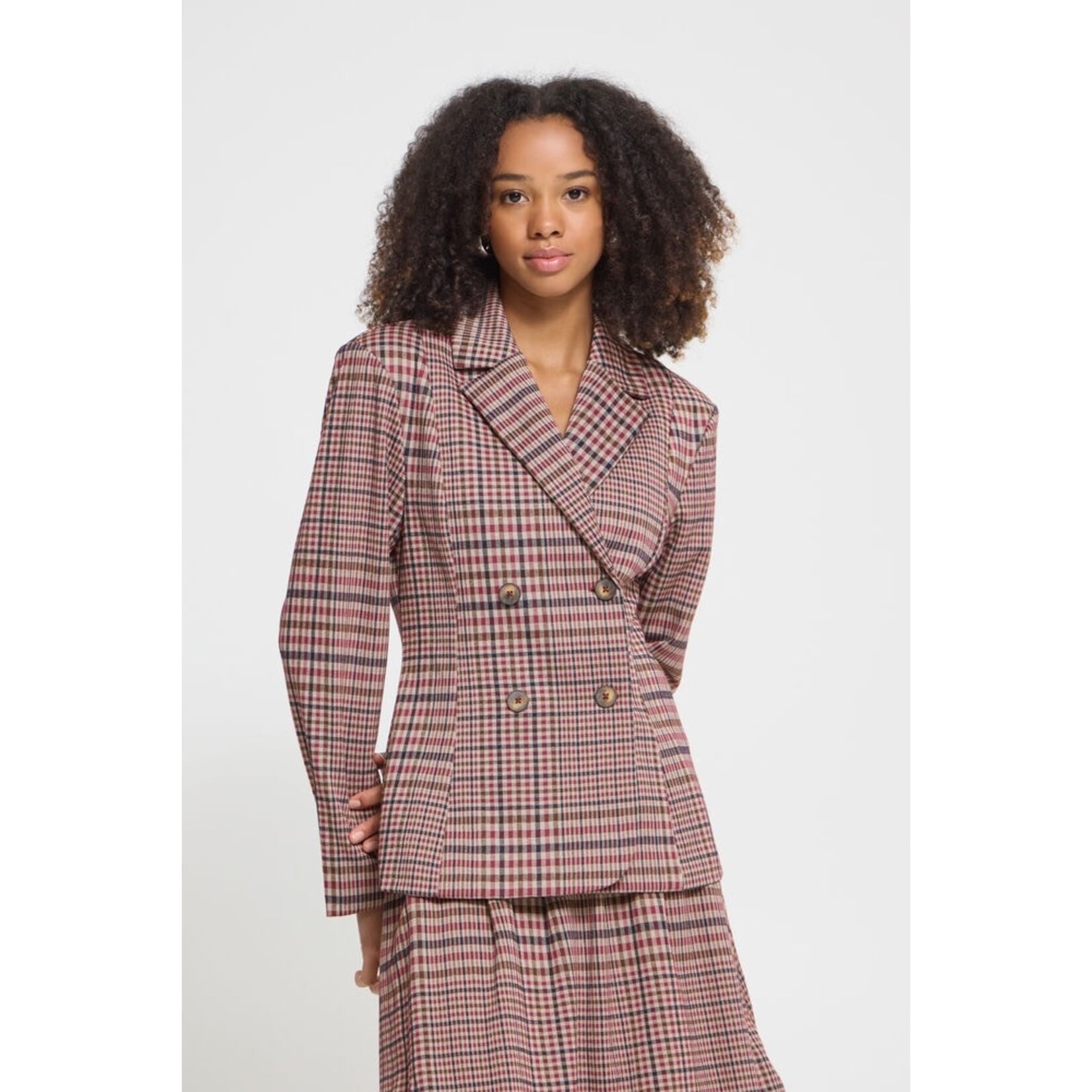 ICHI Ihkate checkit blazer ruit