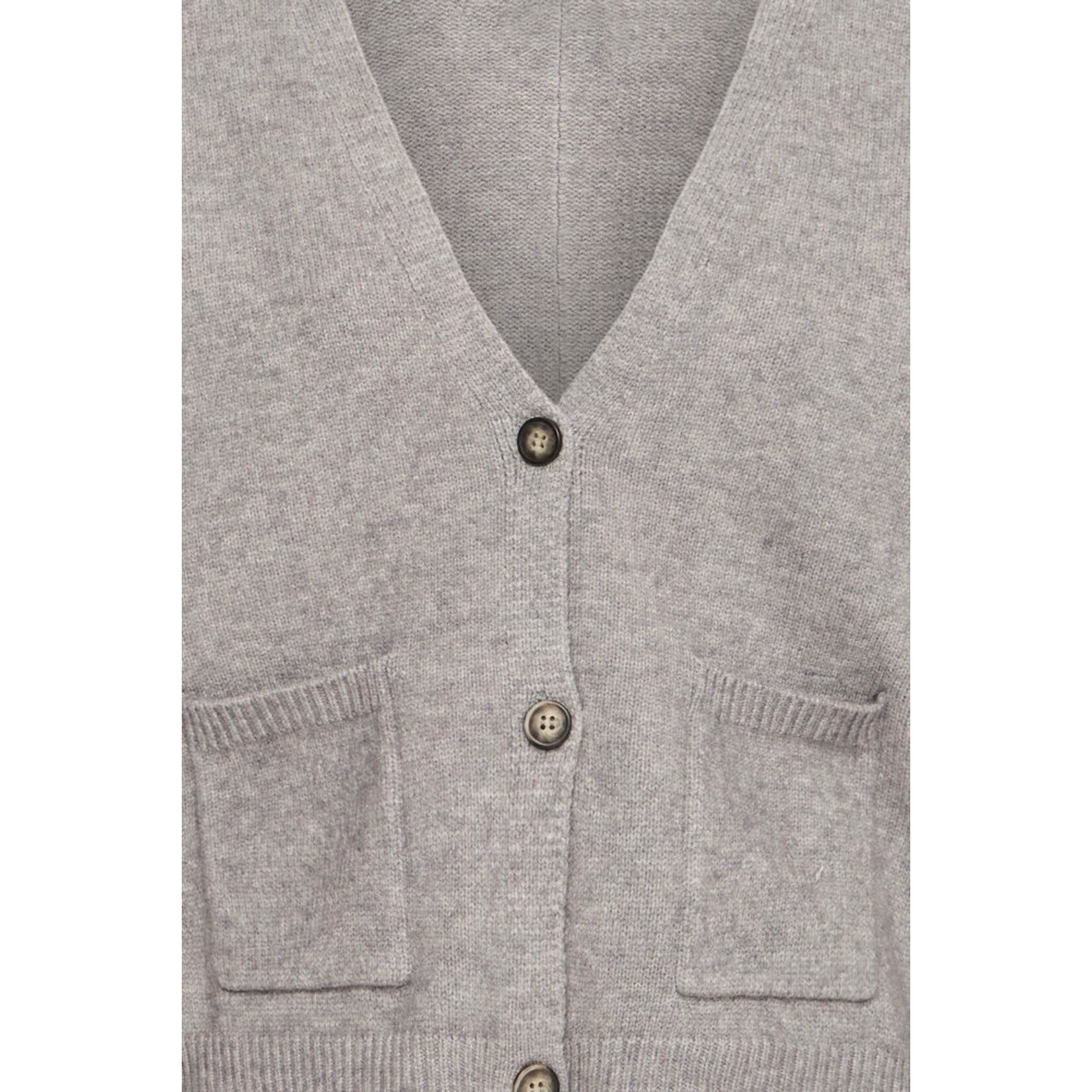 ICHI Ihalize vest grijs