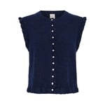 ICHI Ihpovoke spencer blauw