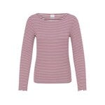 ICHI Ihcella long sleeve top  streep rood