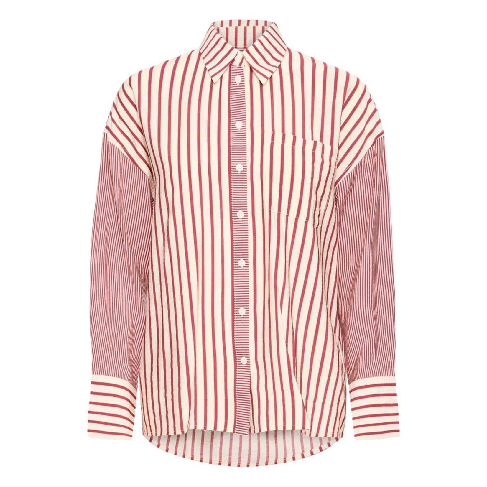 ICHI Ihlouri blouse streep rood