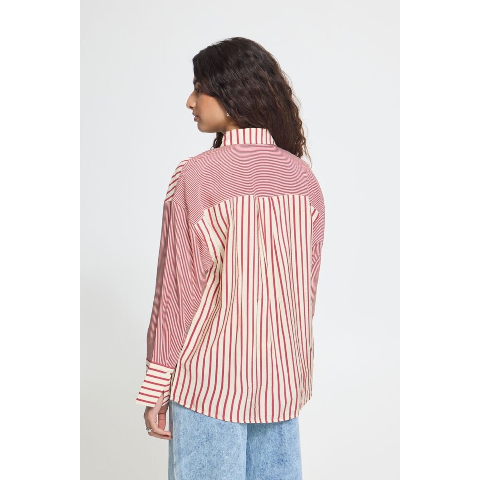 ICHI Ihlouri blouse streep rood