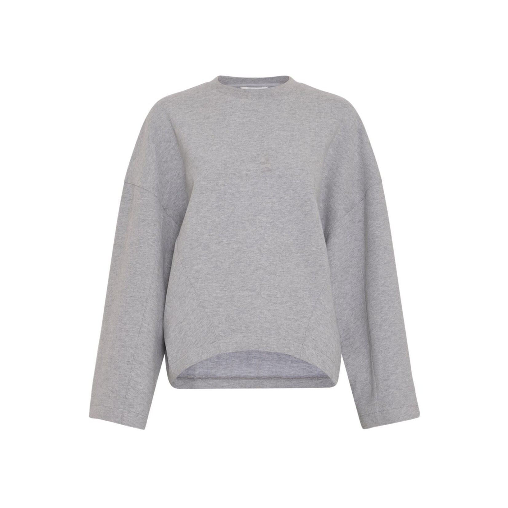 MSCH Moss Copenhagen Marletta logo sweater grijs