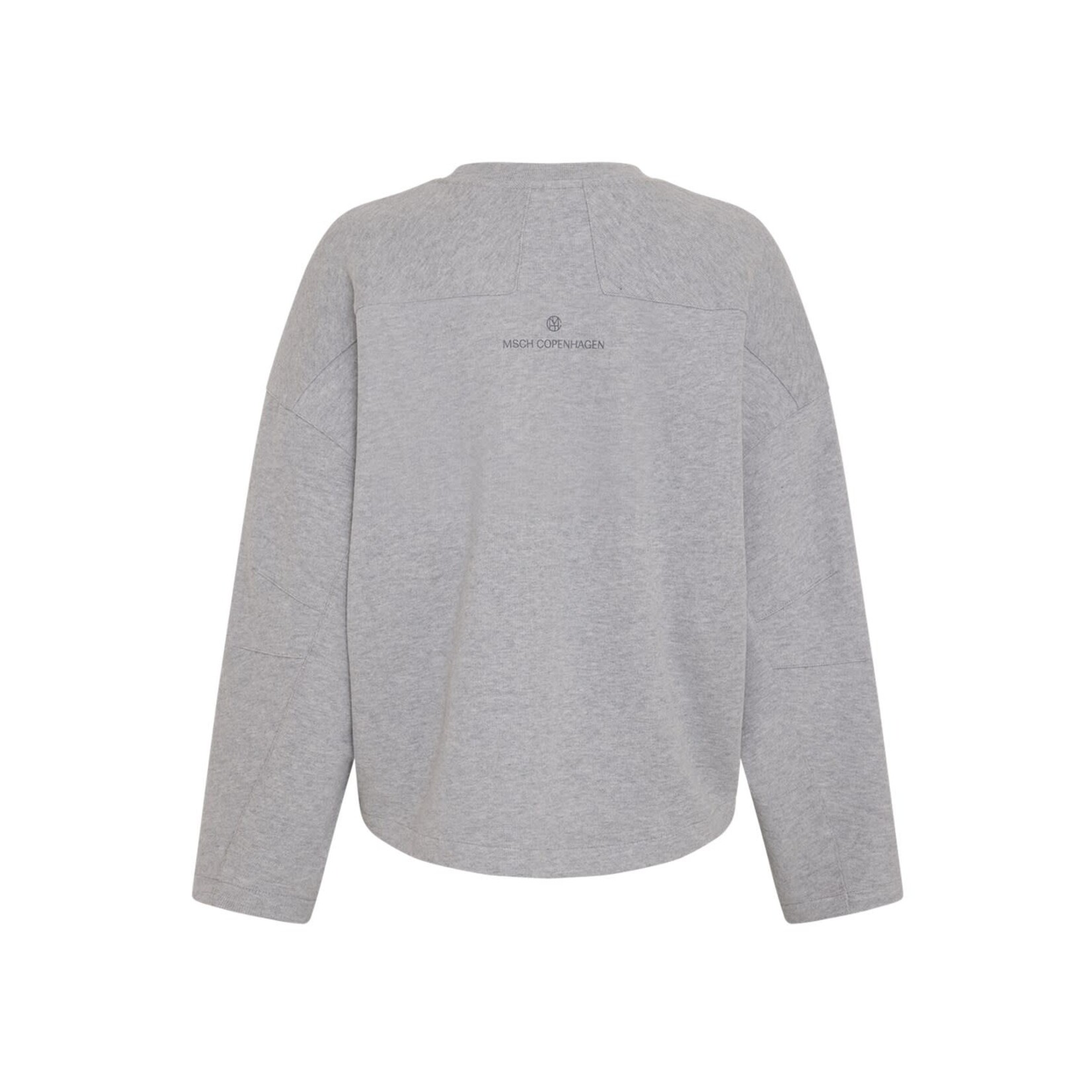 MSCH Moss Copenhagen Marletta logo sweater grijs