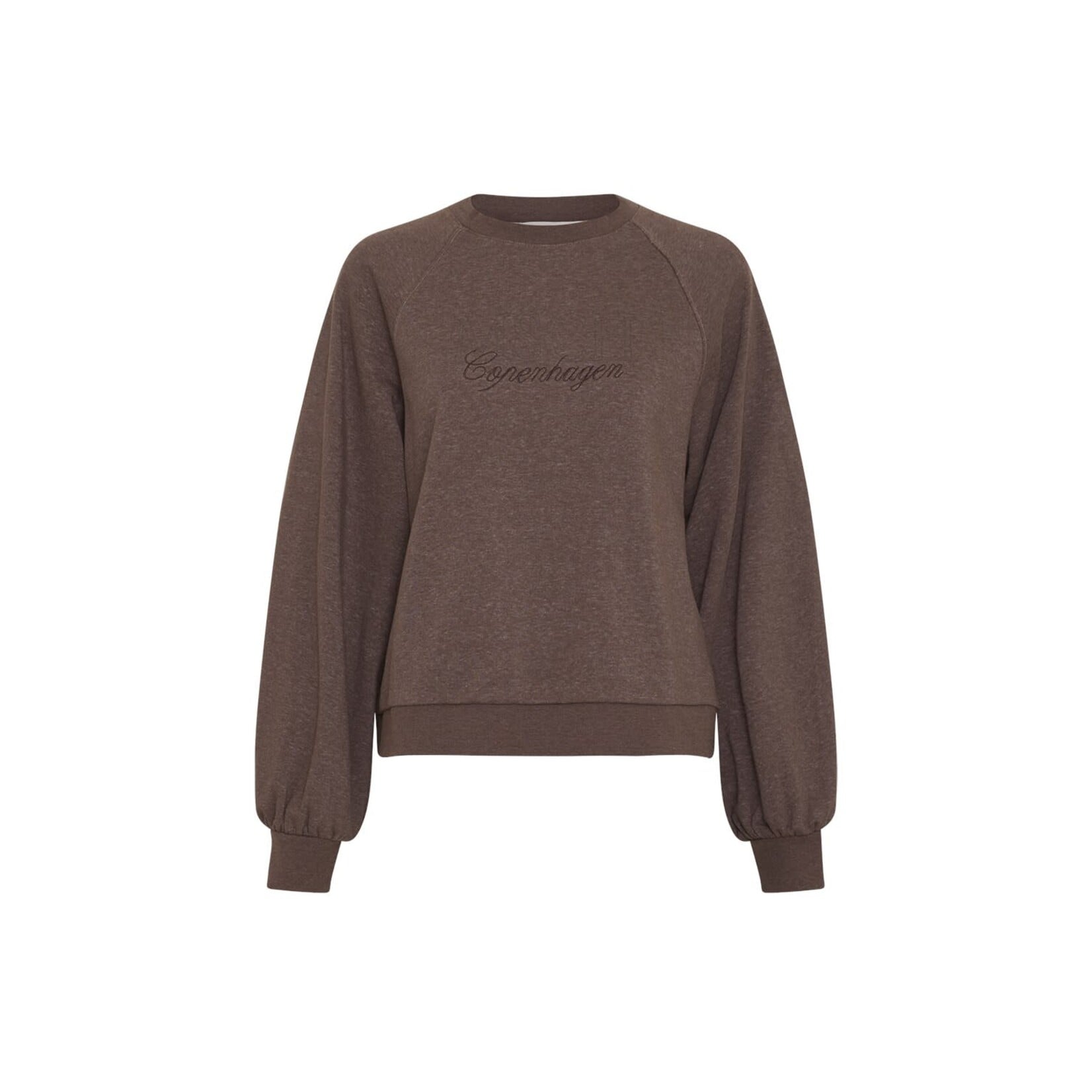 MSCH Moss Copenhagen Brawley Briena Logo sweater bruin