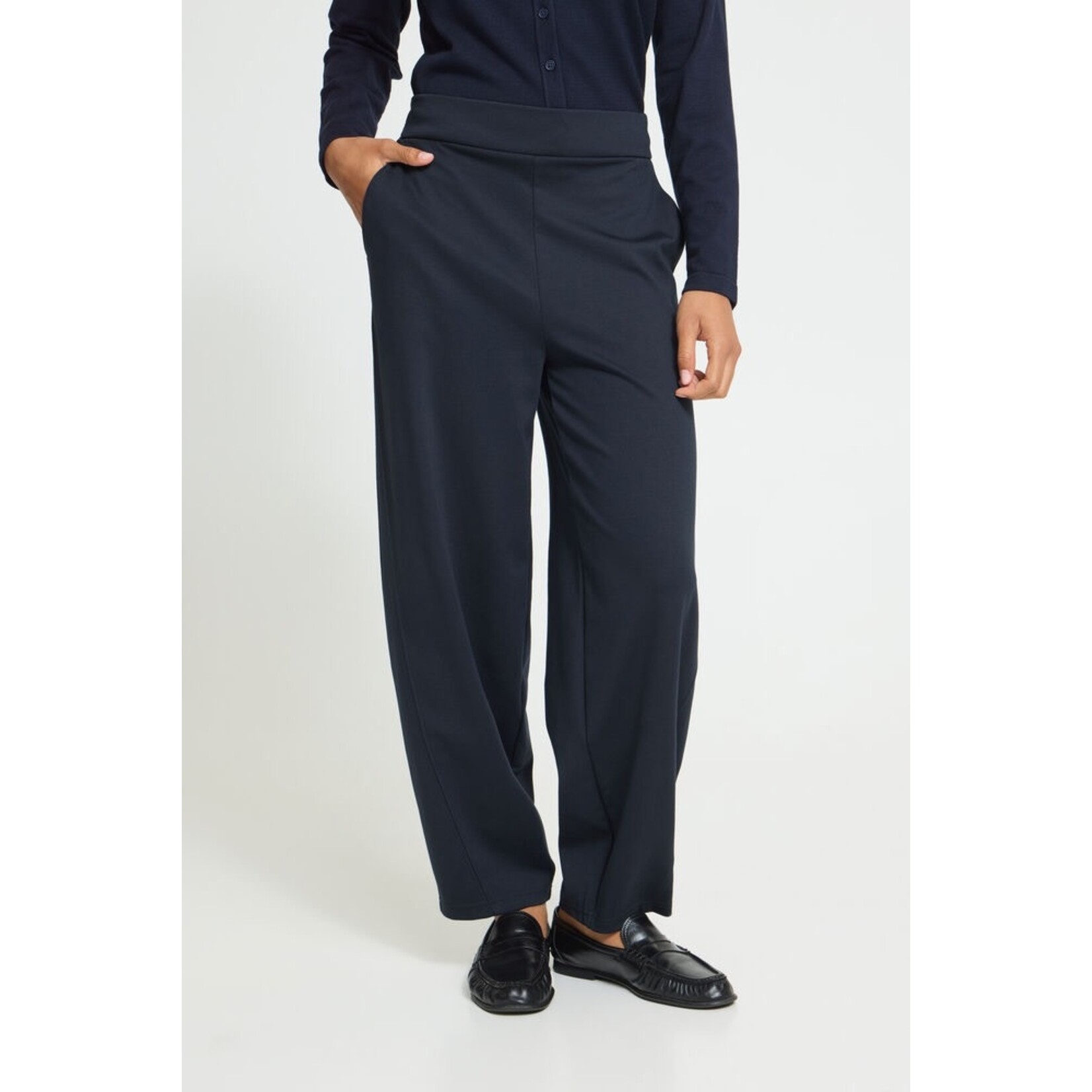 ICHI Ihkate Barrel pants navy