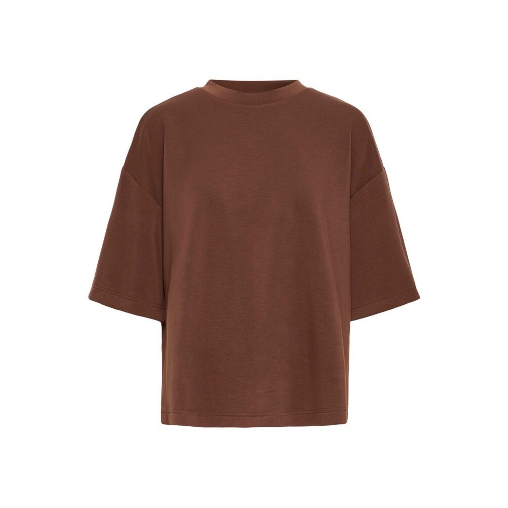 ICHI Ihnaida t-shirt oversized bruin