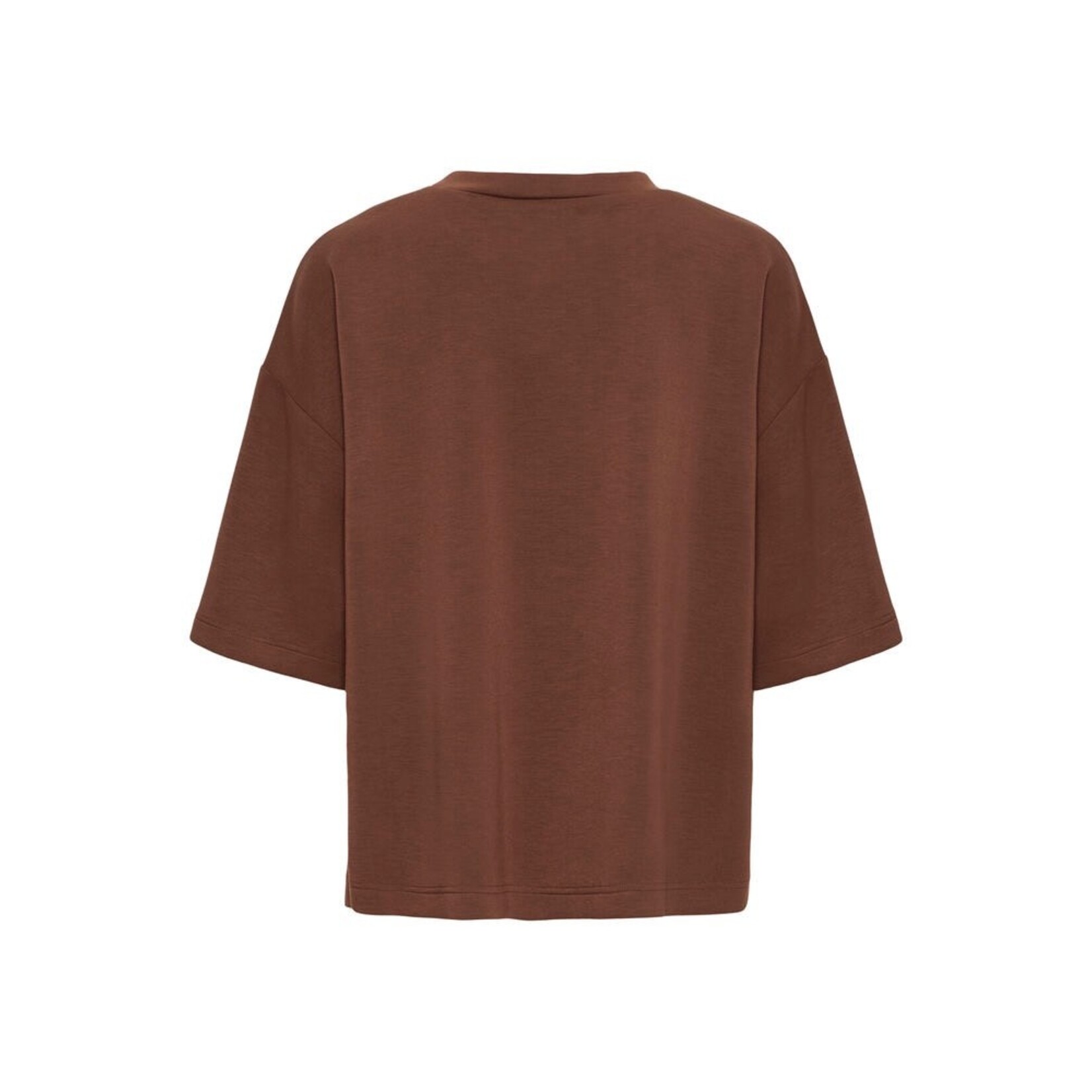 ICHI Ihnaida t-shirt oversized bruin