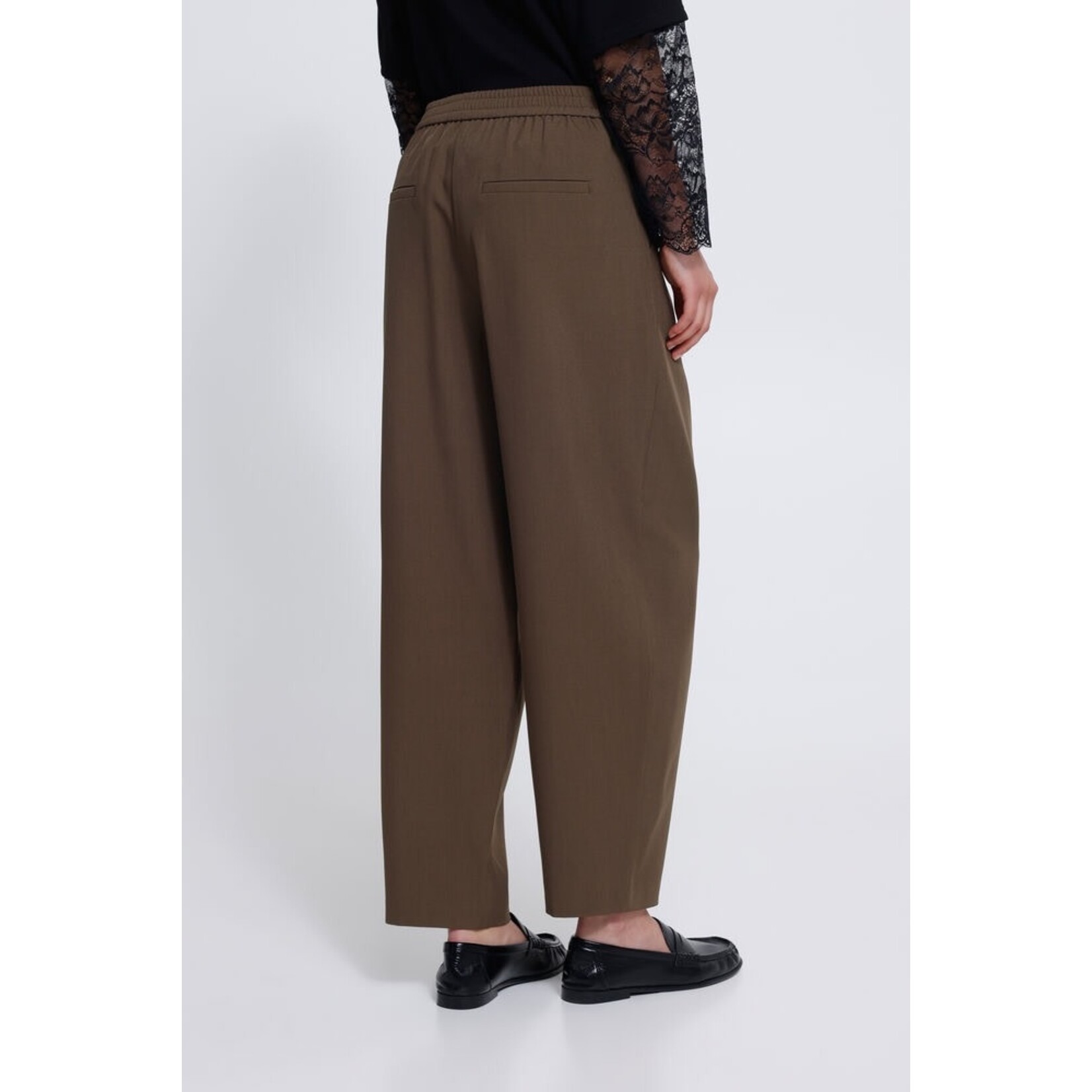 ICHI Ihfava Barrel pantalon bruin
