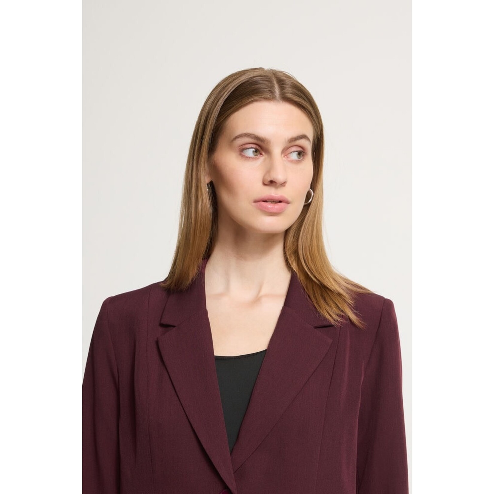 ICHI Ihfava blazer bordeaux