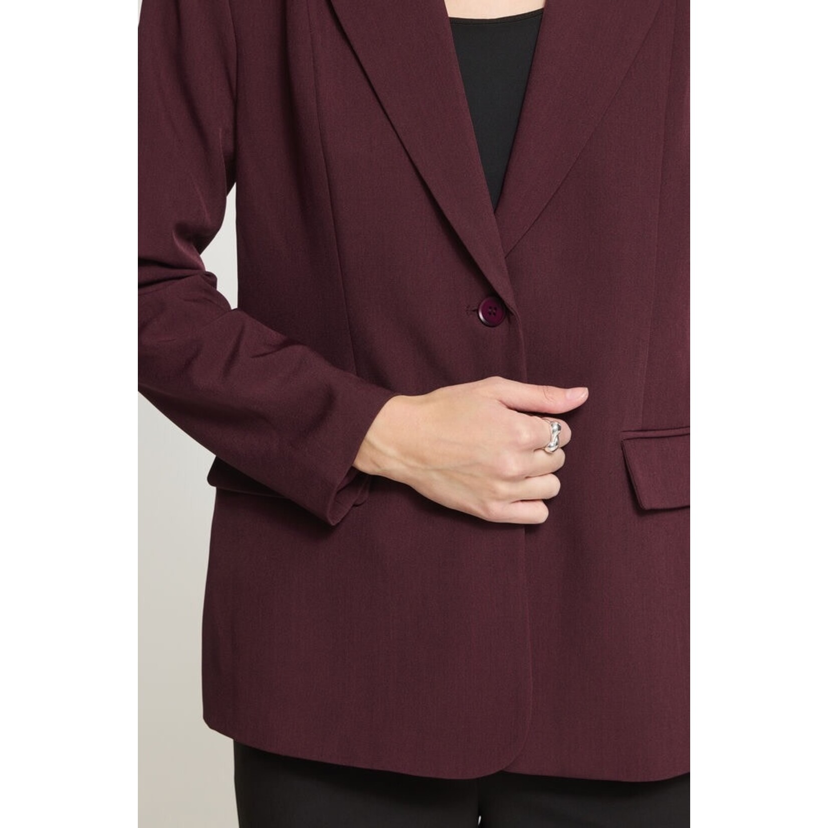 ICHI Ihfava blazer bordeaux