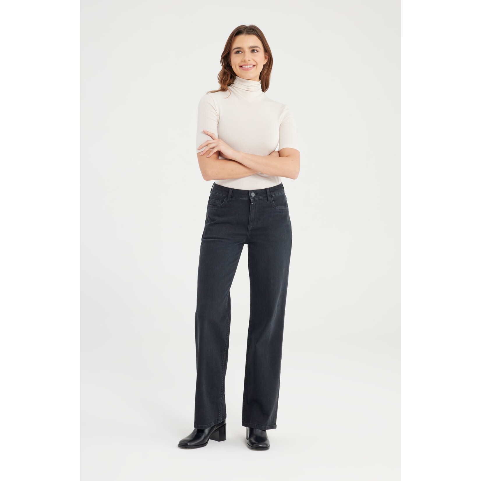 C.O.J. COJ straight jeans Nova Black VT