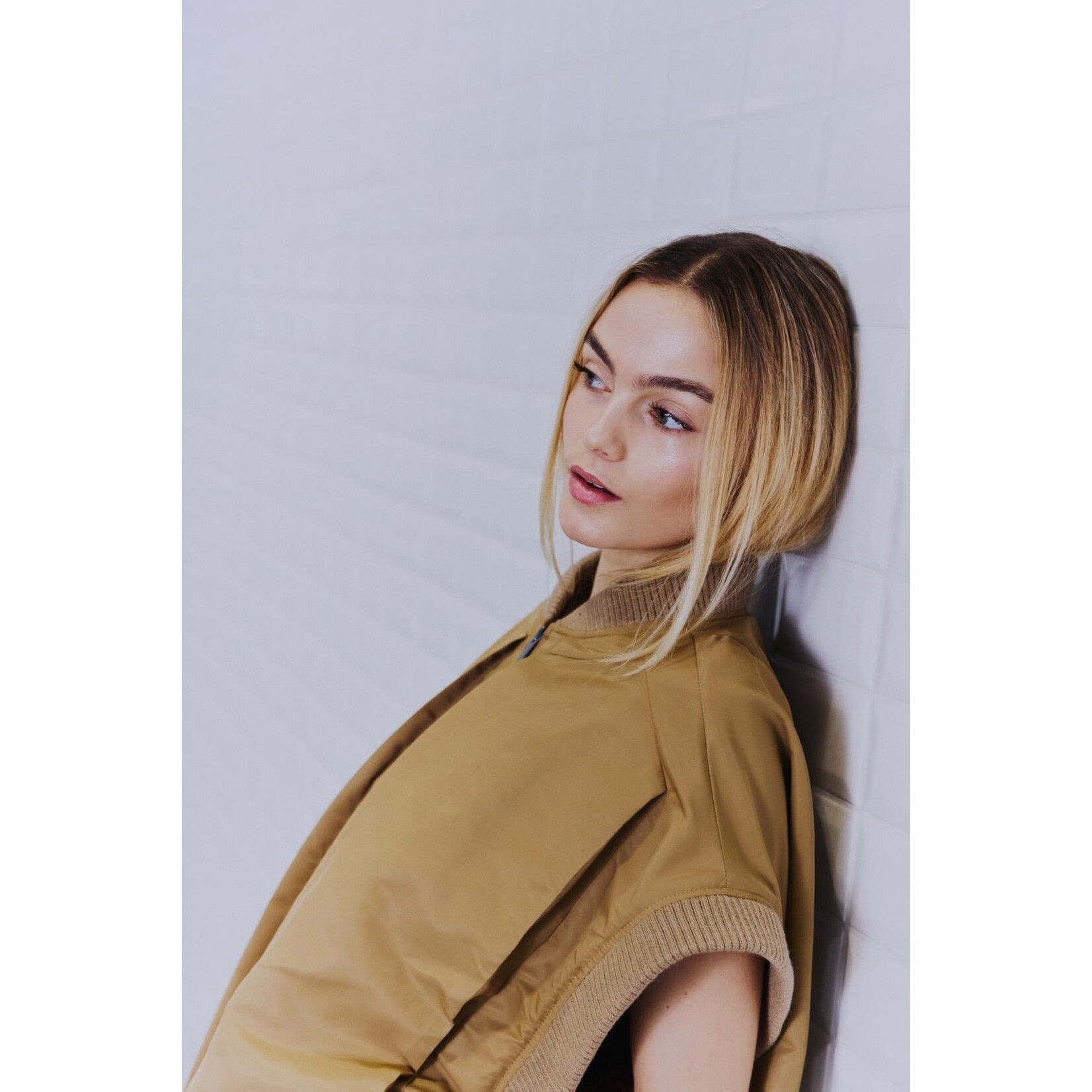 With Black Withblack Imperial bodywarmer Camel