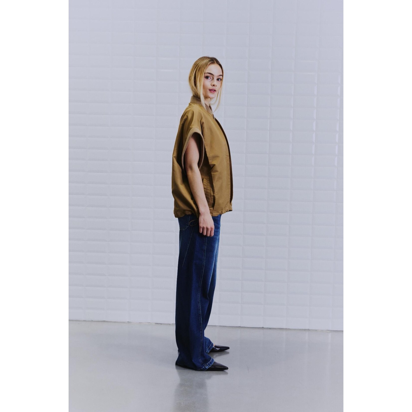 With Black Withblack Imperial bodywarmer Camel