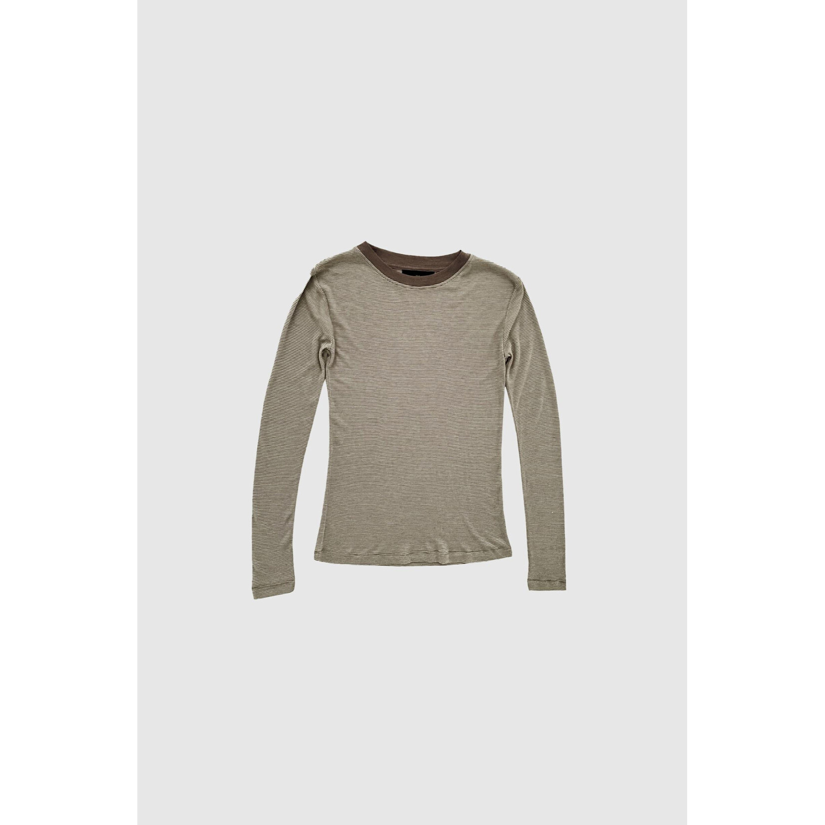 With Black Withblack Josefine LS t-shirt bruin streep