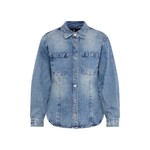 Sisters Point Fiora denim blouse blauw