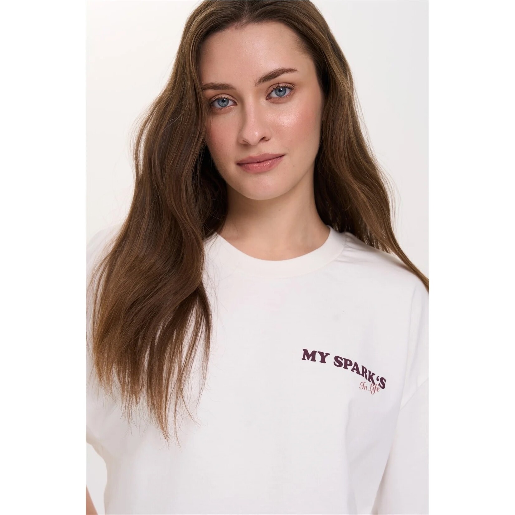 24Colours 24Colours oversized t-shirt sparks wit