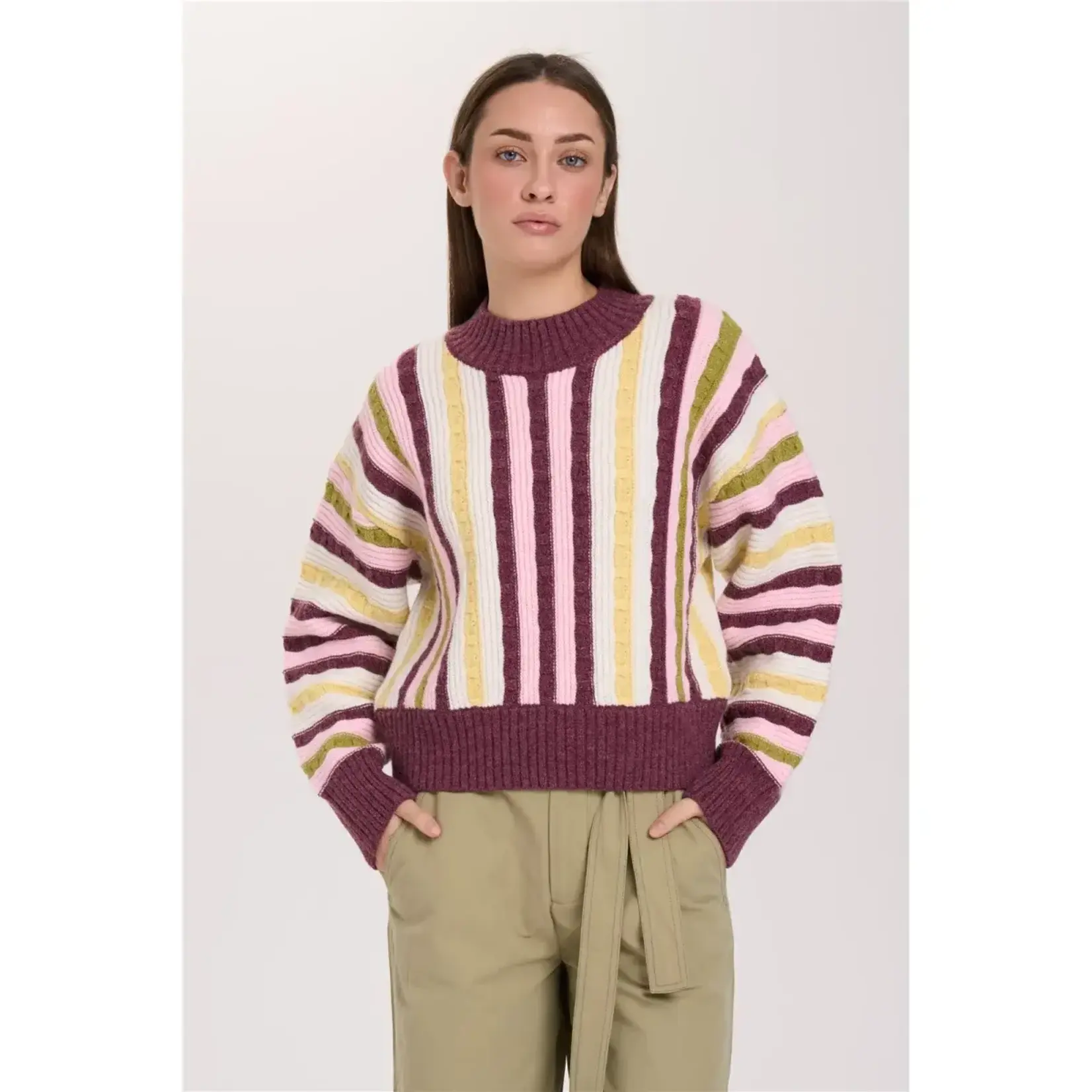 24Colours 24Colours trui streep Janny multi colour