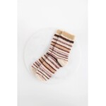 24Colours 24Colours sokken streep bruin