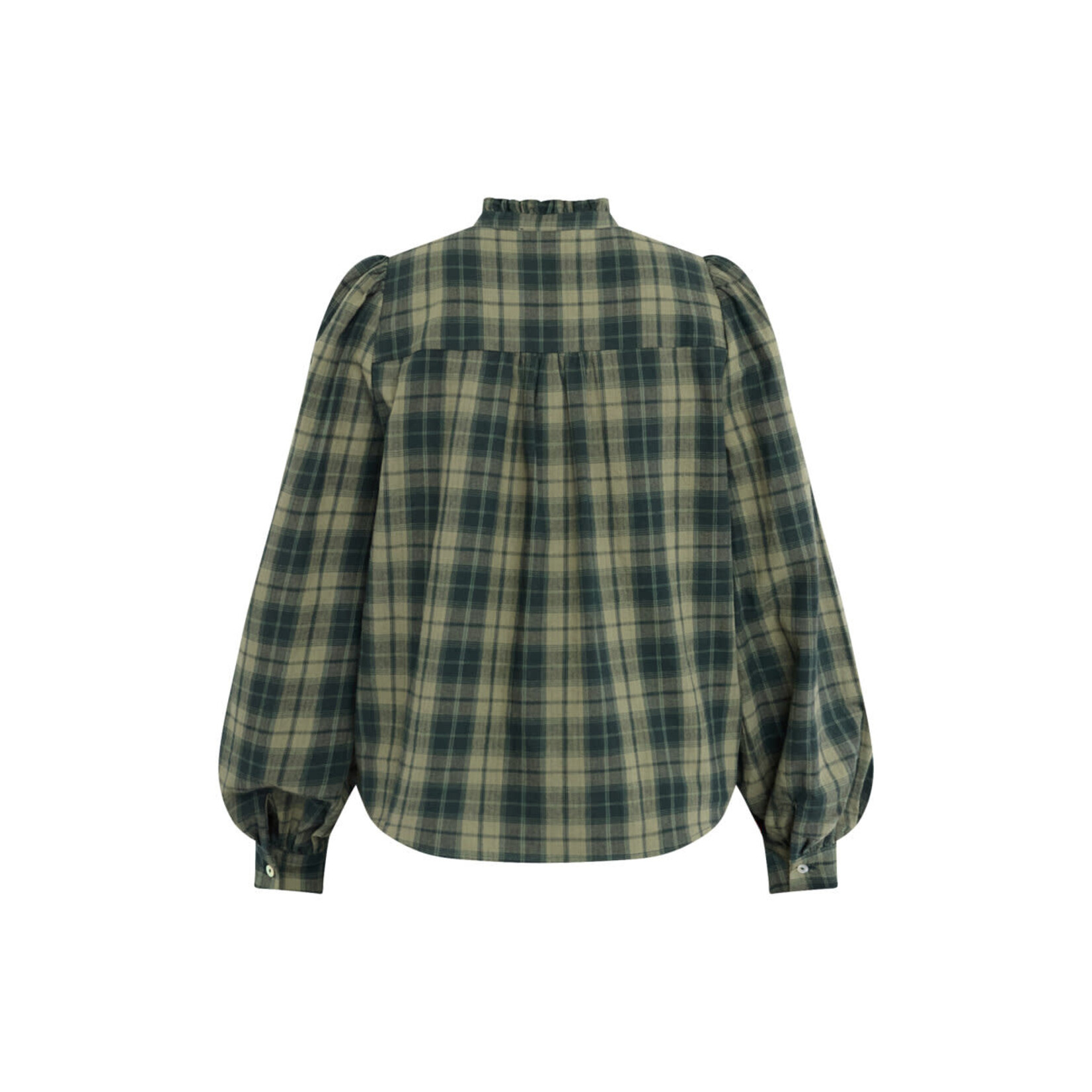 Sisters Point Virsa blouse ruit groen