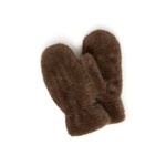 ICHI Iaebna handschoenen faux fur bruin