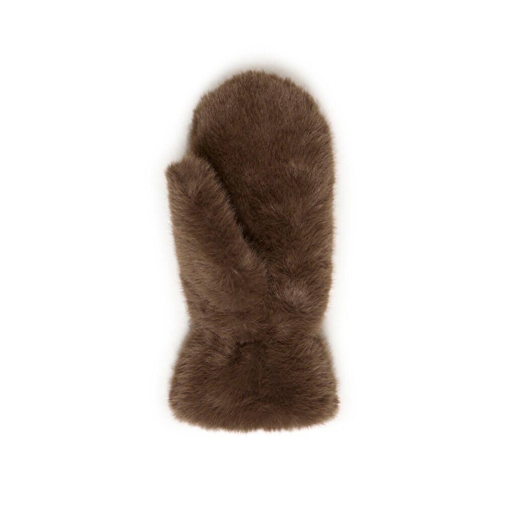 ICHI Iaebna handschoenen faux fur bruin