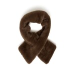 ICHI Iaebna sjaal faux fur bruin