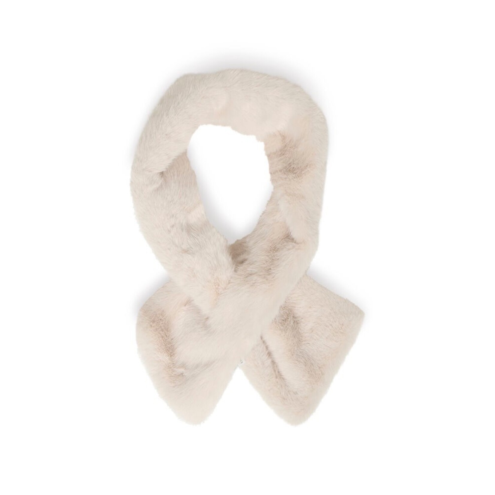 ICHI Iaebna sjaal faux fur off white