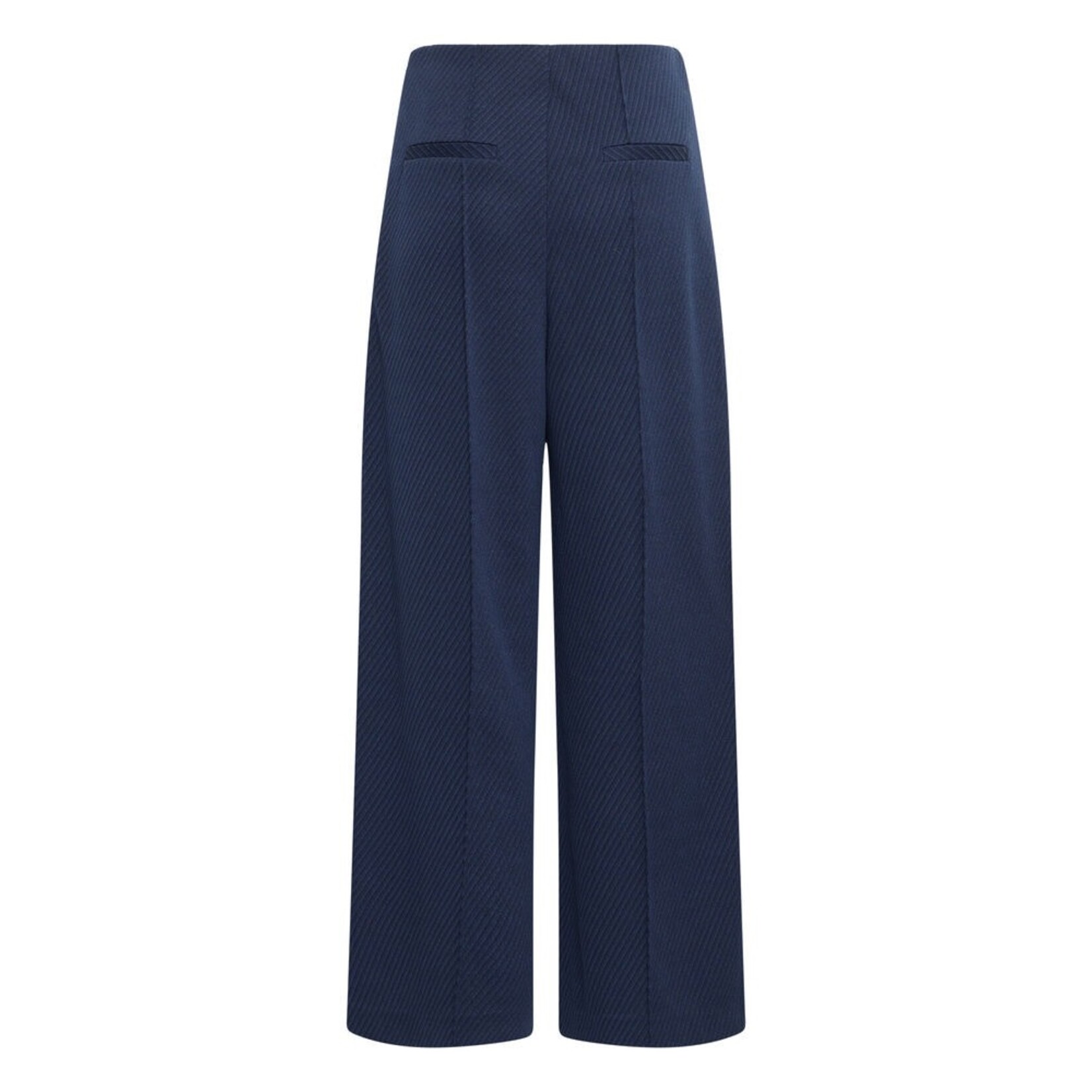 ICHI Ihkate Twills wijde broek navy