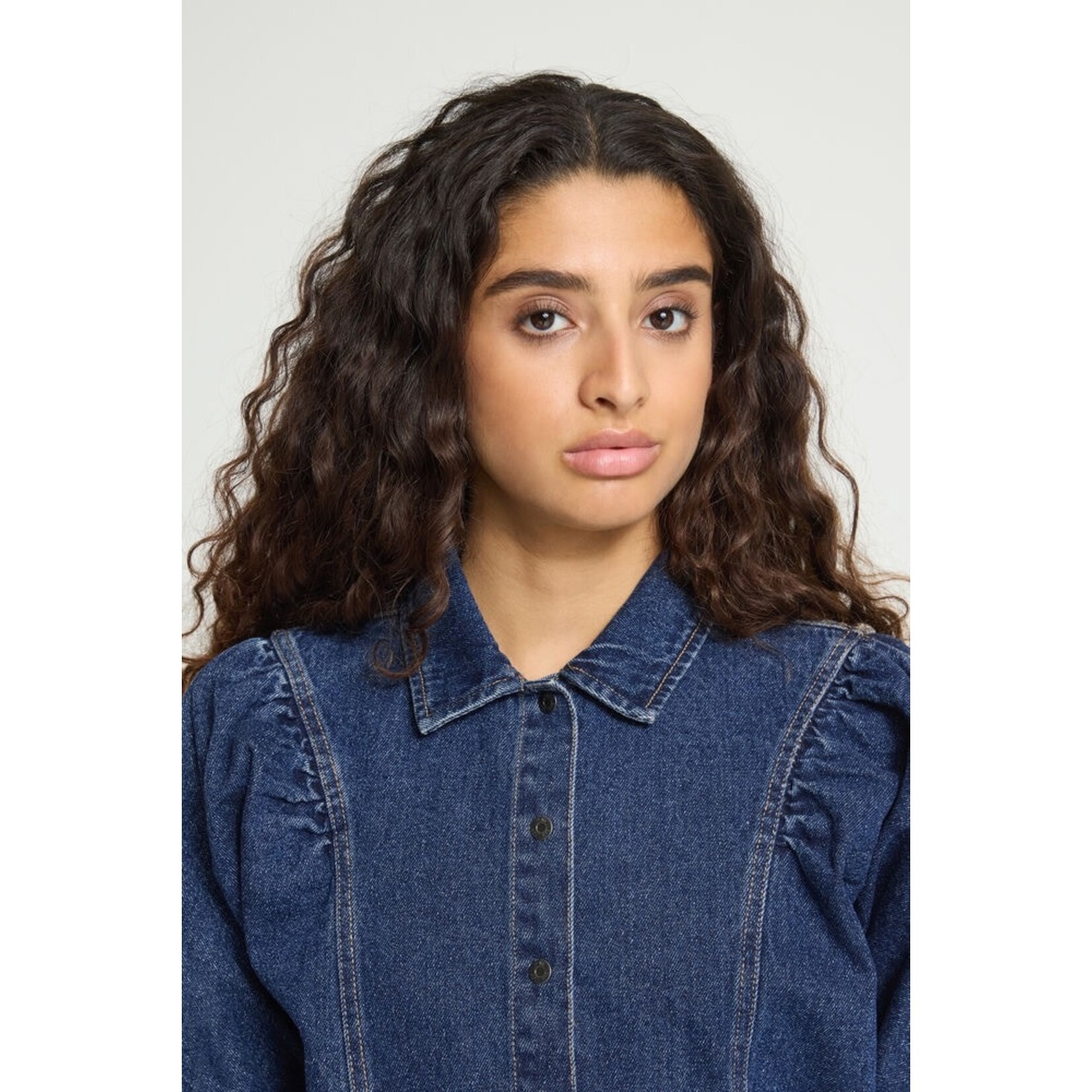 ICHI Ihalva spijkerblouse