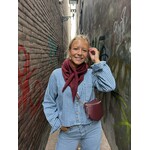 24Colours 24Colours blouse Roos streep denim