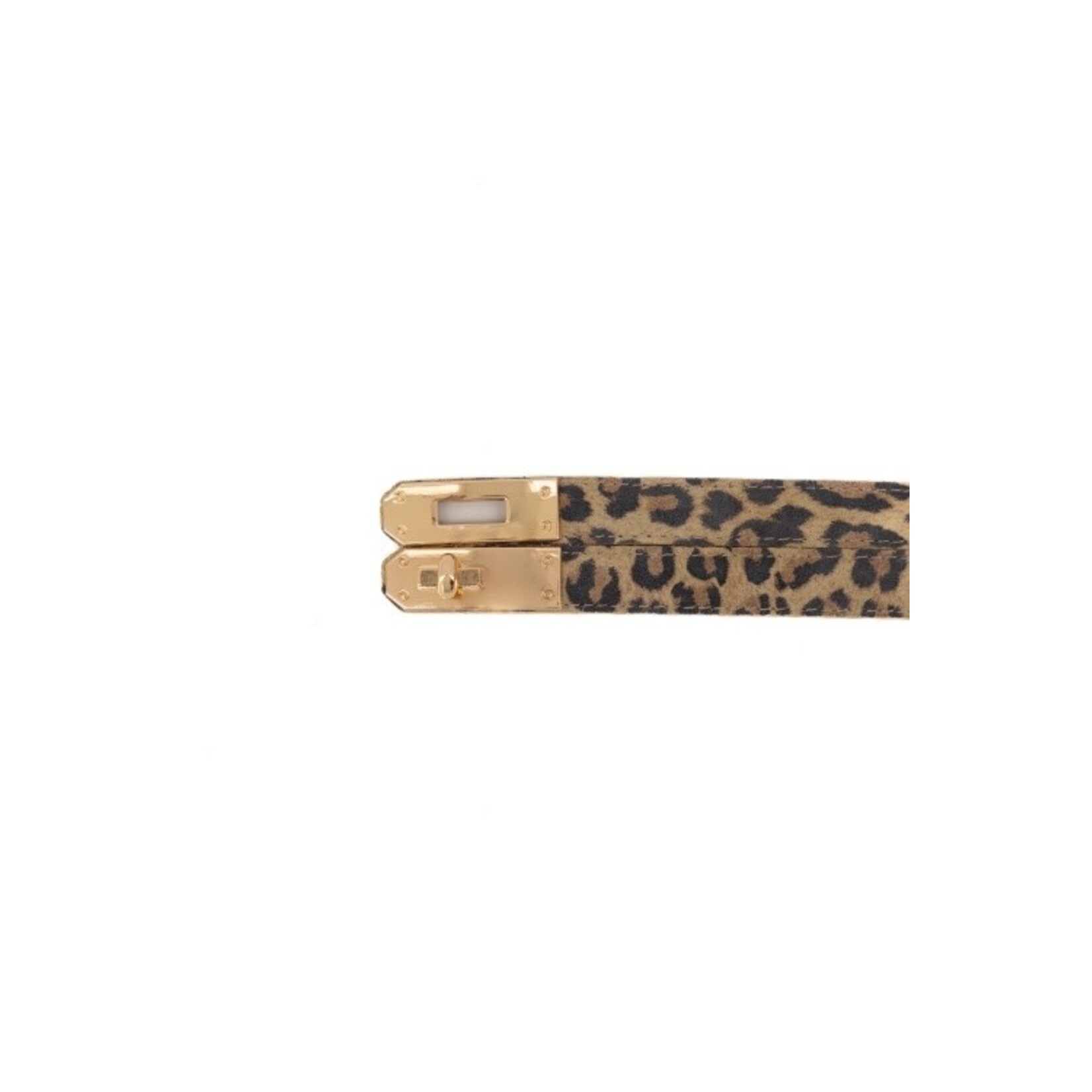 Leren riem Vera one size Leopard
