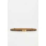 Leren riem Vera one size Leopard