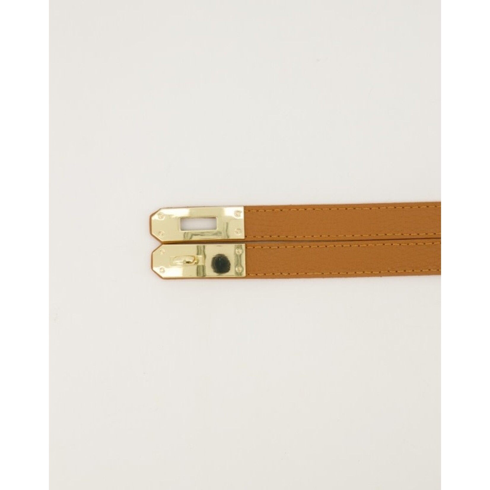 Leren riem Vera one size Cognac