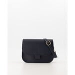 Leren tas Flora donker blauw