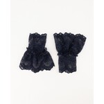 Genevieve kanten mouwboord navy