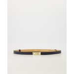 Leren riem Vera one size navy