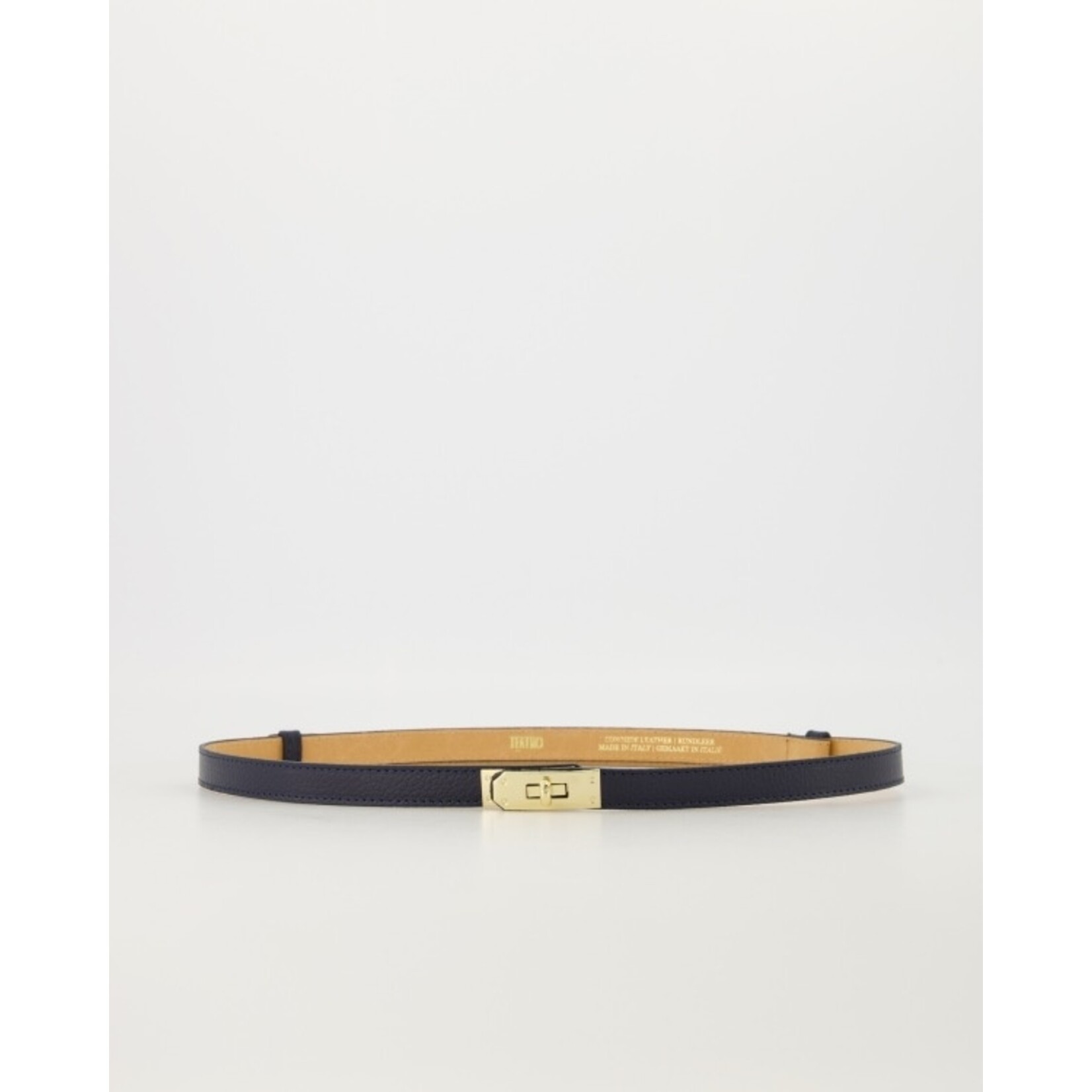 Leren riem Vera one size navy