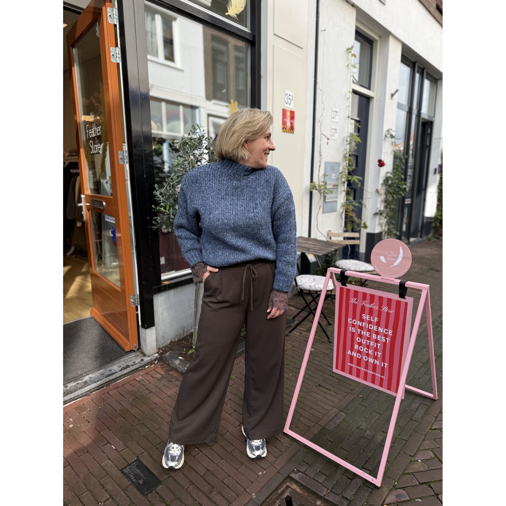24Colours 24Colours trui Mika blauw