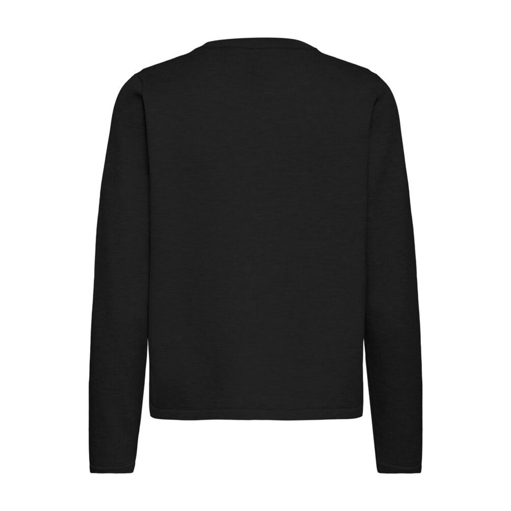 ICHI Ihluls LS top gebreid zwart