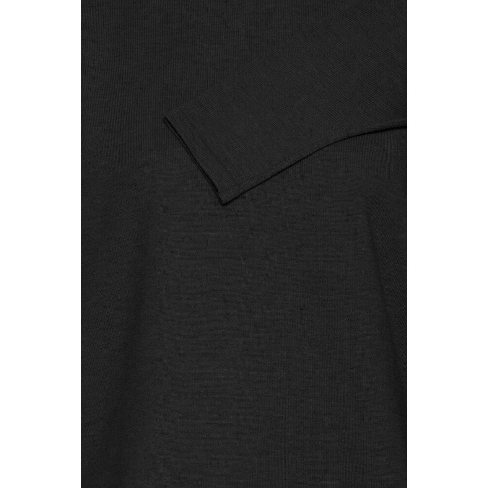 ICHI Ihluls LS top gebreid zwart